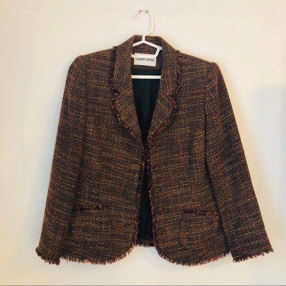 Albert Nipon beautiful tweed suit - Picture 2 of 8